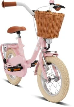 Puky Kinderfahrrad Mit Lenkerkorb Steel Classic 12 Retro Rosé -Babyprodukte Geschäft 00004118 additionalimage 1