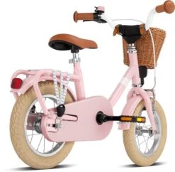 Puky Kinderfahrrad Mit Lenkerkorb Steel Classic 12 Retro Rosé -Babyprodukte Geschäft 00004118 additionalimage 2