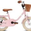 Puky Kinderfahrrad Mit Lenkerkorb Steel Classic 12 Retro Rosé -Babyprodukte Geschäft 00004118 baseimage