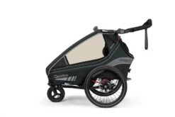 Qeridoo Kidgoo 1 Sport Fahrradanhänger Limited Edition Grey -Babyprodukte Geschäft 002 kidgoo1sport le grey buggy rgb