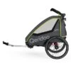 Qeridoo Qupa1 Lime Fahrradanhänger 360-Grad-Buggyrad Und Deichsel 2023 -Babyprodukte Geschäft 003 qupa1 2023 lime trailer