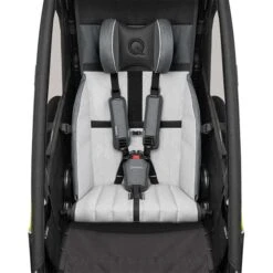 Qeridoo Sportrex 1 Fahrradanhänger Jeans Blue 2023 Limitiertes Design -Babyprodukte Geschäft 005 sportrex1 2023 lg front closeup 1