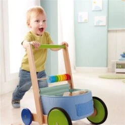 Haba Lauflernwagen Farbenspaß 6432 Zum Aktionspreis -Babyprodukte Geschäft 006432 lauflernwagen farbenspass mit kind 1