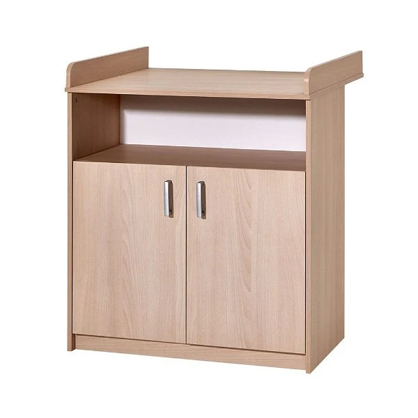 Schardt Classic Buche Wickelkommode Dekor Buche 2 Türen, 1 Fach - Mit Wickelaufsatz 2 Schardt Classic Buche Wickelkommode Dekor Buche 2 Türen, 1 Fach - Mit Wickelaufsatz