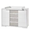 Schardt Maxx Boathouse Wickelkommode Weiß/Fleetw. 2 Türen, 4 Schubkästen - Mit Wickelaufsatz -Babyprodukte Geschäft 05 863 67 02 maxx boathouse wickelkommode 4