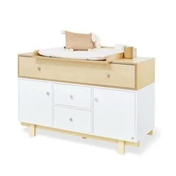 Pinolino Boks Wickelkommode Extrabreit 2 Türen, 3 Schubkästen - Toppreis