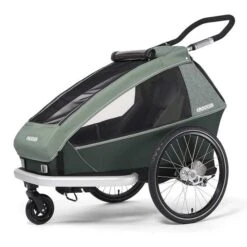 Croozer Kid Vaaya 1 Jungle Green 2in1 Fahrradanhänger & Buggy-Set -Babyprodukte Geschäft 121001320 croozer kid vaaya 1 buggy jungle green 2020 web 1