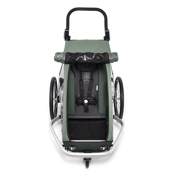 Croozer Kid Vaaya 1 Jungle Green 2in1 Fahrradanhänger & Buggy-Set – Bild 6