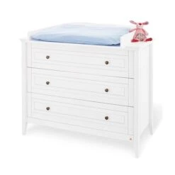 Pinolino Smilla Wickelkommode Breit Kiefer Massiv Weiß Lasiert - Toppreis