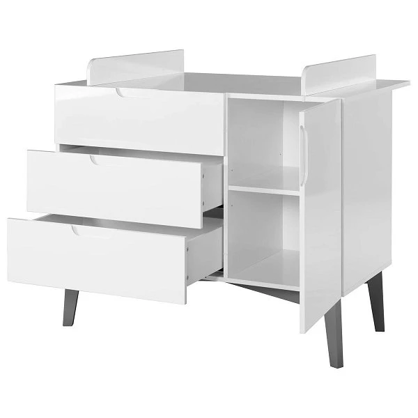 Roba Retro 2 Wickelkommode 3 Schubkästen, 1 Tür 4 Roba Retro 2 Wickelkommode 3 Schubkästen, 1 Tür – Bild 2