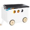 Pinolino Jim Spielzeugkiste Mit Rollen Aus MDF Mit Kunstlederdeckel -Babyprodukte Geschäft 213490 01 1