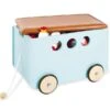 Pinolino Jim Spielzeugkiste Mit Rollen Aus MDF Mint Mit Kunstlederdeckel -Babyprodukte Geschäft 213492 1