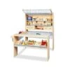Pinolino Marktstand Lucy - Natur/grau Fichte Massiv/MDF, Mit Stoffdach Und -ablage 2 Pinolino Marktstand Lucy - Natur/grau Fichte Massiv/MDF, Mit Stoffdach Und -ablage -Babyprodukte Geschäft 221009 gr 1