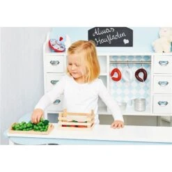 Pinolino Kaufladen Alma MDF Weiß Mit Kleiner Maltafel - Zum Toppreis -Babyprodukte Geschäft 223436 04 1