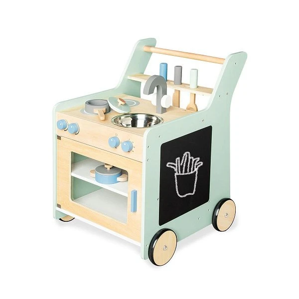 Pinolino Kinderküche Kalle, Pastellgrün Massivholz Und MDF, Klar & Bunt Lackiert 3 Pinolino Kinderküche Kalle, Pastellgrün Massivholz Und MDF, Klar & Bunt Lackiert