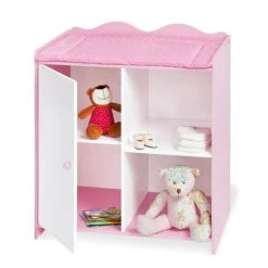 Pinolino Puppenwickeltisch Jasmin Rosa Und Weiß Lackiert Zum Toppreis -Babyprodukte Geschäft 253415 01 1
