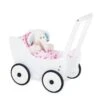 Pinolino Puppenwagen Maria Weiß Lackiert Mit Verstellbaren Schiebegriff Und Bremssystem -Babyprodukte Geschäft 262603 1