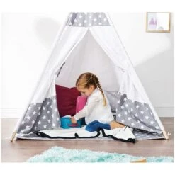 Pinolino Zelt Tipi Jakarta Kiefer Massiv, Inkl. Bodenmatte 5 Pinolino Zelt Tipi Jakarta Kiefer Massiv, Inkl. Bodenmatte -Babyprodukte Geschäft 358043 20 gr 1
