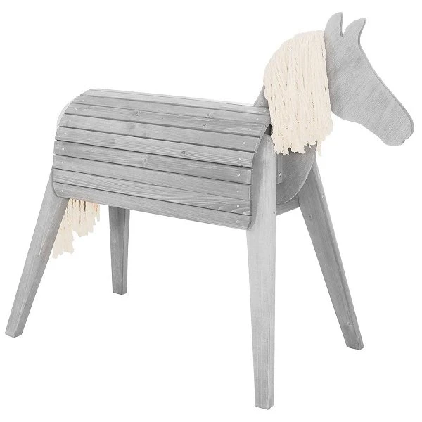 Roba Spielpferd Outdoor Grau Aus Wetterfestem Massivholz 3 Roba Spielpferd Outdoor Grau Aus Wetterfestem Massivholz