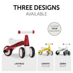 Hauck 1st Ride Three Rutscher Ladybug -Babyprodukte Geschäft 4894352803015.pt04.1st ride three ladybug red