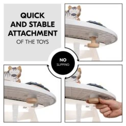 Hauck Alpha Play Music Set Spielbrett Mit Musikspiel Für Den Alpha+ Zebra -Babyprodukte Geschäft 4894352808010.pt06.alpha play music set white