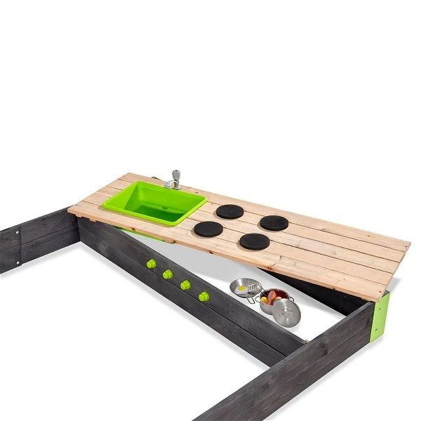 EXIT TOYS EXIT Aksent Holzsandkasten Mit Küche 100% FSC-Holz 5 EXIT TOYS EXIT Aksent Holzsandkasten Mit Küche 100% FSC-Holz – Bild 3