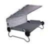 Dog-Bed L Das Camping Hundebett Von Disc-O-Bed Mit Sonnendach Belastbar Bis 91 Kg -Babyprodukte Geschäft 60001 dog bed l side 2
