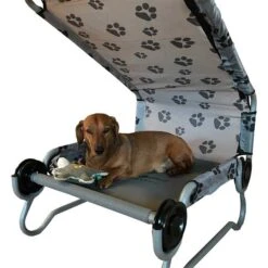 Dog-Bed S Das Camping Hundebett Von Disc-O-Bed Mit Sonnendach Belastbar Bis 91 Kg -Babyprodukte Geschäft 60003 dog bed s 4s