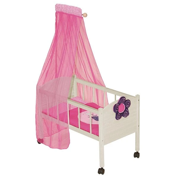 Roba Puppenbett Happy Fee Inkl. Textiler Ausstattung, Bettwäsche & Himmel 3 Roba Puppenbett Happy Fee Inkl. Textiler Ausstattung, Bettwäsche & Himmel