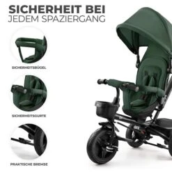Kinderkraft AVEO Dreirad Mystic Green 12 Kinderkraft AVEO Dreirad Mystic Green -Babyprodukte Geschäft aveo mystic green g7 de