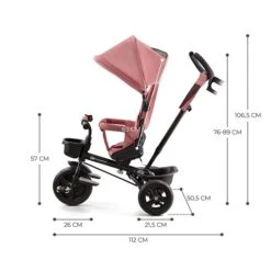 Kinderkraft AVEO Dreirad Rose Pink -Babyprodukte Geschäft aveo rose pink 9