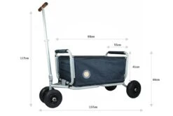 Beachtrekker LiFe Bollerwagen Braun Stabil Und Leicht Inkl. Feststellbremse -Babyprodukte Geschäft beachtrekker life info abmessungen 2