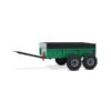Berg Tandem Trailer XL Grün Großer Anhänger -Babyprodukte Geschäft berg tandem trailer xl left side 2 1
