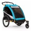 Burley D´Lite X Fahrradanhänger Aqua 2-Sitzer Mit Buggy-Funktion 1 Burley D´Lite X Fahrradanhänger Aqua 2-Sitzer Mit Buggy-Funktion -Babyprodukte Geschäft burley fahrrad kinder anhaenger dlite x aqua 1 1