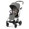 CYBEX Eezy S Twist+2 Buggy Lava Grey Gestell Silver | Mit All-Terrain Rädern -Babyprodukte Geschäft cyb 22 int y045 eezystwist 2 slv lagr