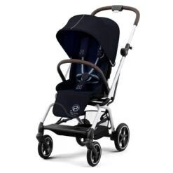 CYBEX Eezy S Twist+2 Buggy Ocean Blue Gestell Silver | Mit All-Terrain Rädern