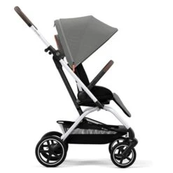 CYBEX Eezy S Twist+2 Buggy Lava Grey Gestell Silver | Mit All-Terrain Rädern -Babyprodukte Geschäft cyb 22 int y270 eezystwist 2 slv lagr