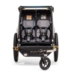 Burley D´Lite X Fahrradanhänger Aqua 2-Sitzer Mit Buggy-Funktion -Babyprodukte Geschäft dlite x interior webex