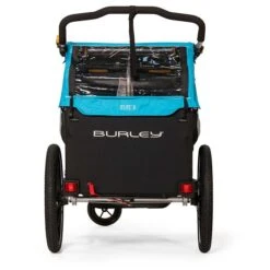 Burley D´Lite X Fahrradanhänger Aqua 2-Sitzer Mit Buggy-Funktion -Babyprodukte Geschäft dlite x rear webex