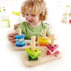 Hape Kreatives Steckspiel E0411 -Babyprodukte Geschäft e0411 creative peg puzzle child 3 1