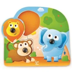 Hape Knopfpuzzle Dschungeltiere E1310 -Babyprodukte Geschäft e1310 1 3