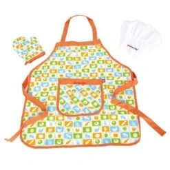 Hape Küchentraum E8018 -Babyprodukte Geschäft e3119 chefs apron set 1 3