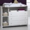 Schardt Eco Stripe Wickelkommode Weiß 3 Schubkästen, 3 Offene Fächer - Mit Wickelaufsatz -Babyprodukte Geschäft eco stripe wiko 1