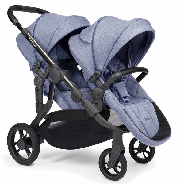 ICandy Orange Double Combo Mist Blue Marl Geschwisterkinderwagen | Inkl. Praktischem Zubehör 8 ICandy Orange Double Combo Mist Blue Marl Geschwisterkinderwagen | Inkl. Praktischem Zubehör – Bild 6