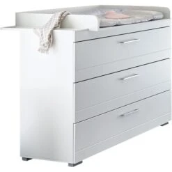 Arthur Berndt Liene Wickelkommode Weiß/matt Inkl. Wickelaufsatz