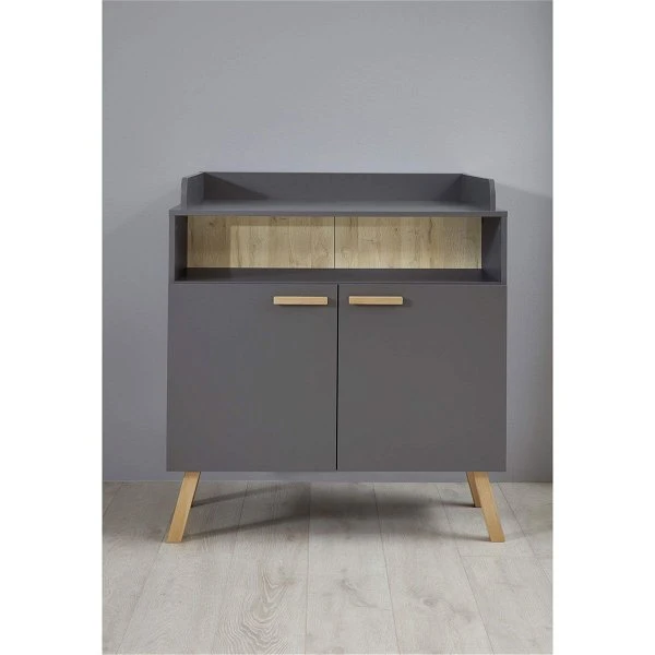 Trendteam Mats Wickelkommode Grau 3 Trendteam Mats Wickelkommode Grau