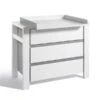 Schardt Milano Pinie Wickelkommode Weiß/Silber 3 Schubkästen - Mit Wickelaufsatz 2 Schardt Milano Pinie Wickelkommode Weiß/Silber 3 Schubkästen - Mit Wickelaufsatz -Babyprodukte Geschäft milano ii silber wickelkommode 1