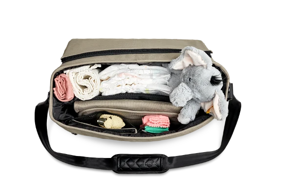 Moon Premium Wickeltasche Mud Mit Wickelauflage, Geldtasche & Befestigungssystem 7 Moon Premium Wickeltasche Mud Mit Wickelauflage, Geldtasche & Befestigungssystem – Bild 5