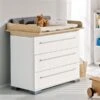 Paidi Kira Wickelkommode Schmal Nebraska Schubkästen Kreideweiß 1 Paidi Kira Wickelkommode Schmal Nebraska Schubkästen Kreideweiß -Babyprodukte Geschäft paidi kira wiko schmal nebraska 2