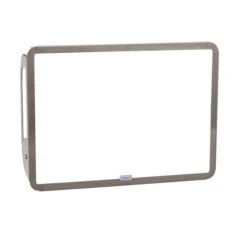 Timkid QuattroQ Wandwickeltisch Edelstahl Weiß Inklusive Wickelmatte | Elegant Horizontal Design